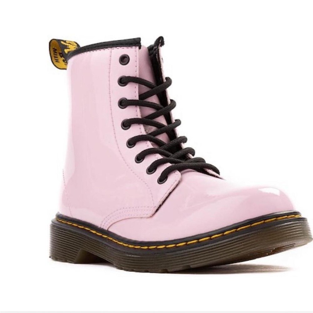 Dr. Martens Pink Lace-Up Boots